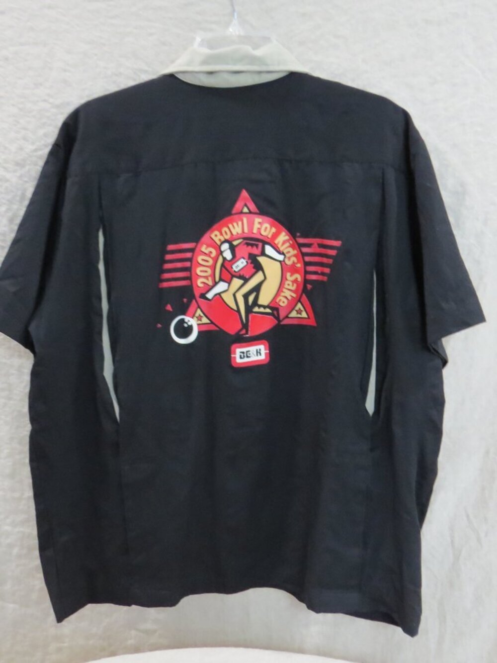 Vintage Daddy O's Bowling Button Up Rockabilly Shirt Men's Size L Made In USA